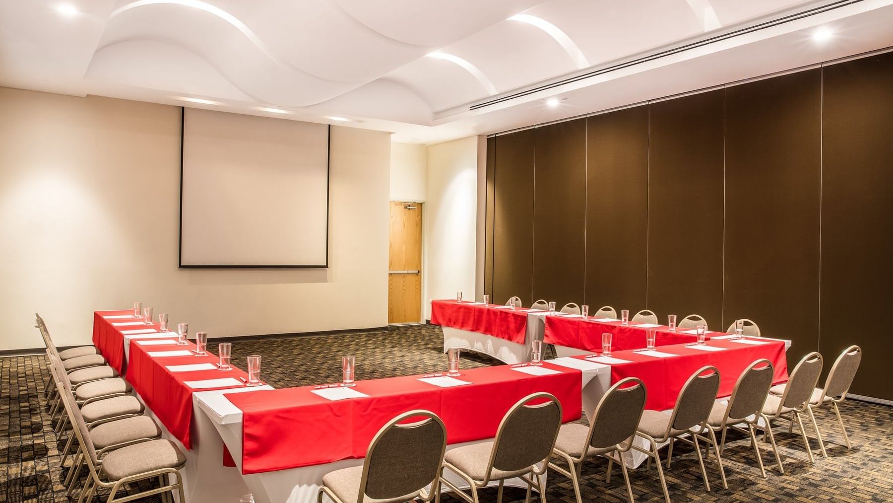 U shape setup in a meeting room at FI Silao Puerto Interior