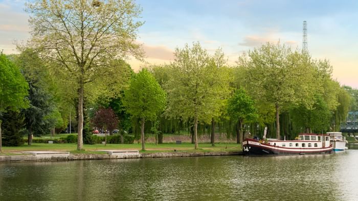 A river view near Tabl'Hotel 