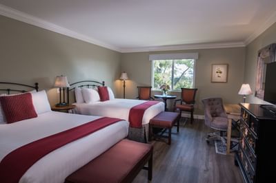 Double queen room with forest view