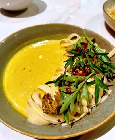 Delicious signature pasta at Suka Sucre Restaurant in Hotel Maya Kuala Lumpur