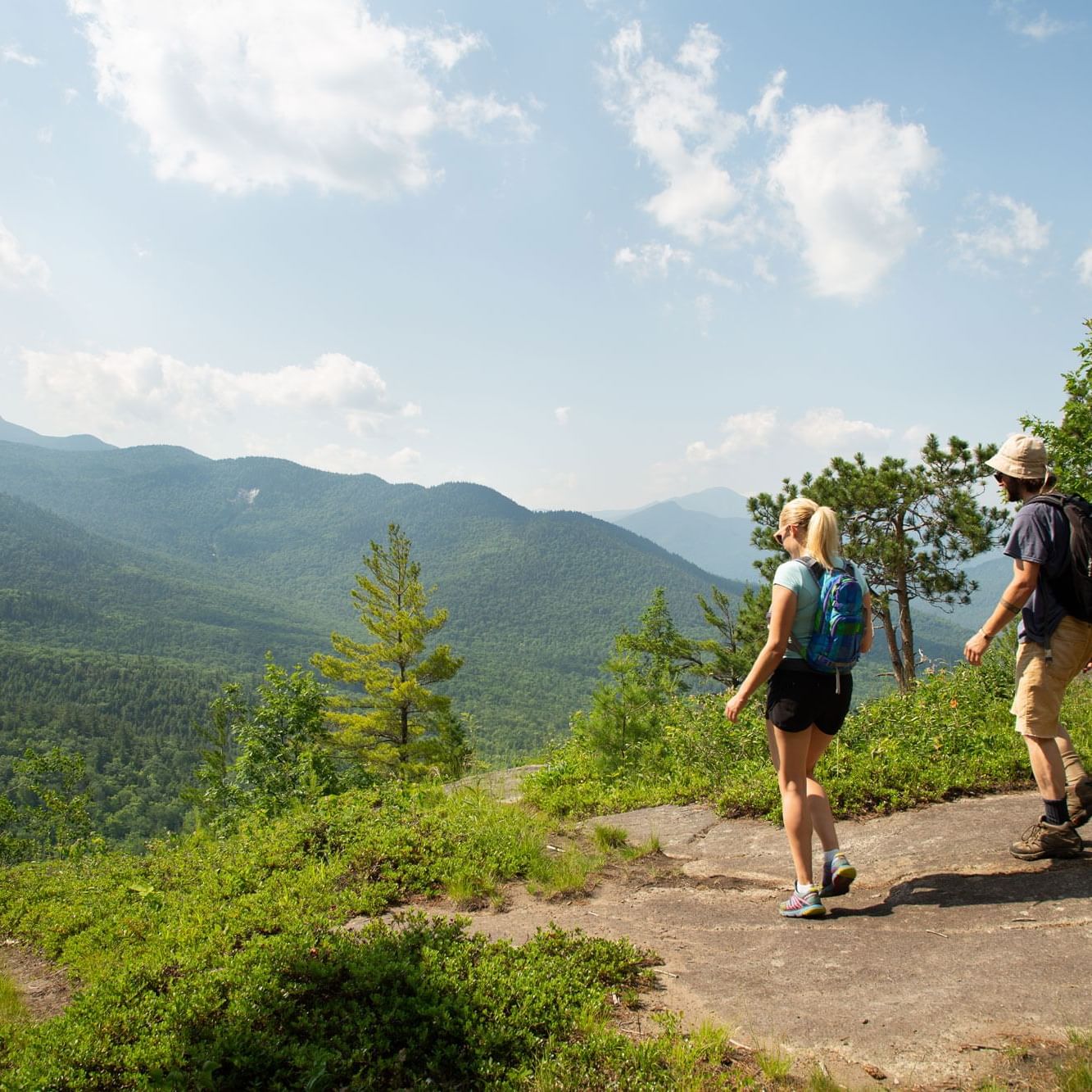 A couple hikes in Adirondack Mountains near Peaks Resort