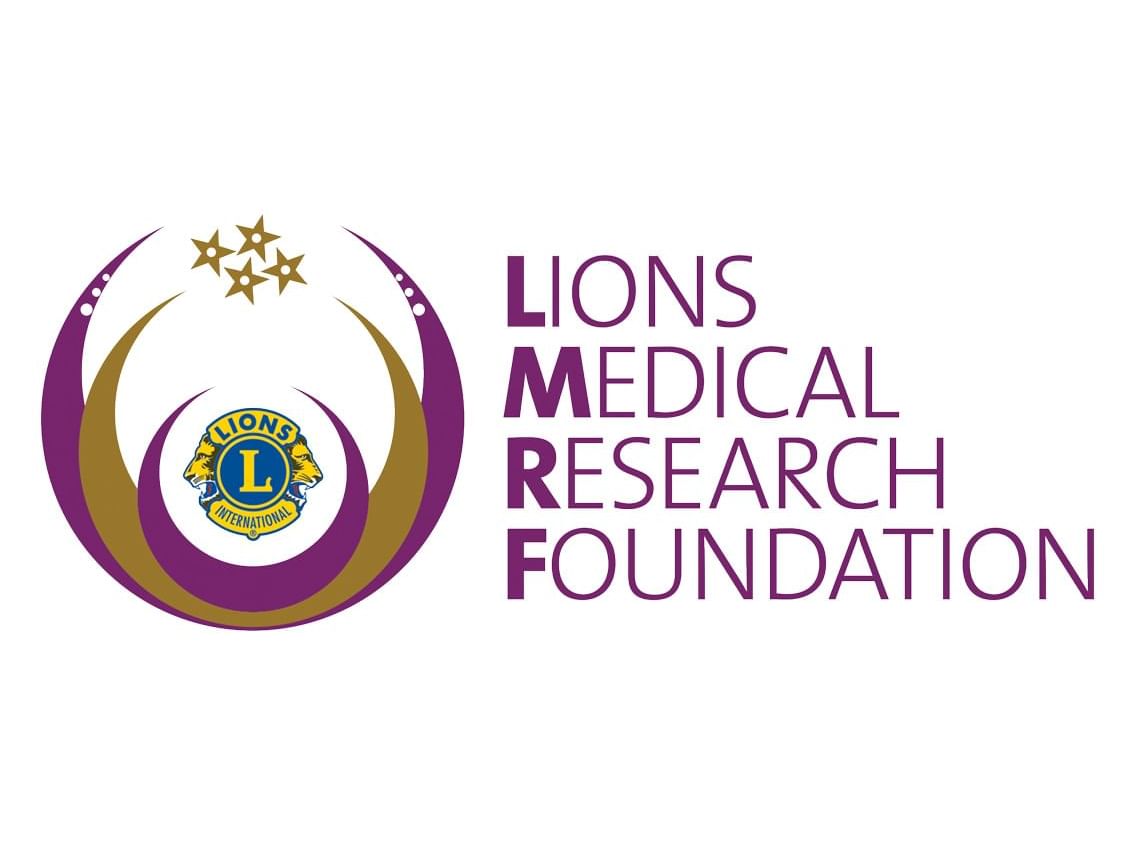 Lions Medical Research Foundation Logo at Royal on the Park