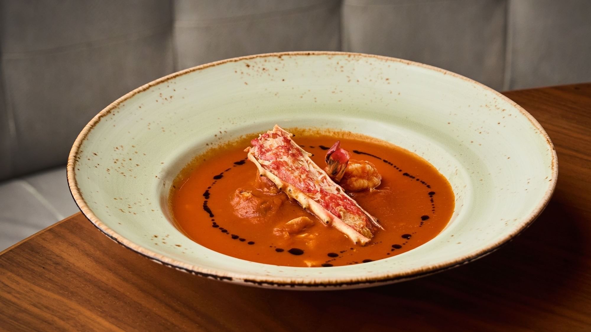 Lobster dish served in Pacific Groove Restaurant & Lounge at Paramount Hotel Dubai