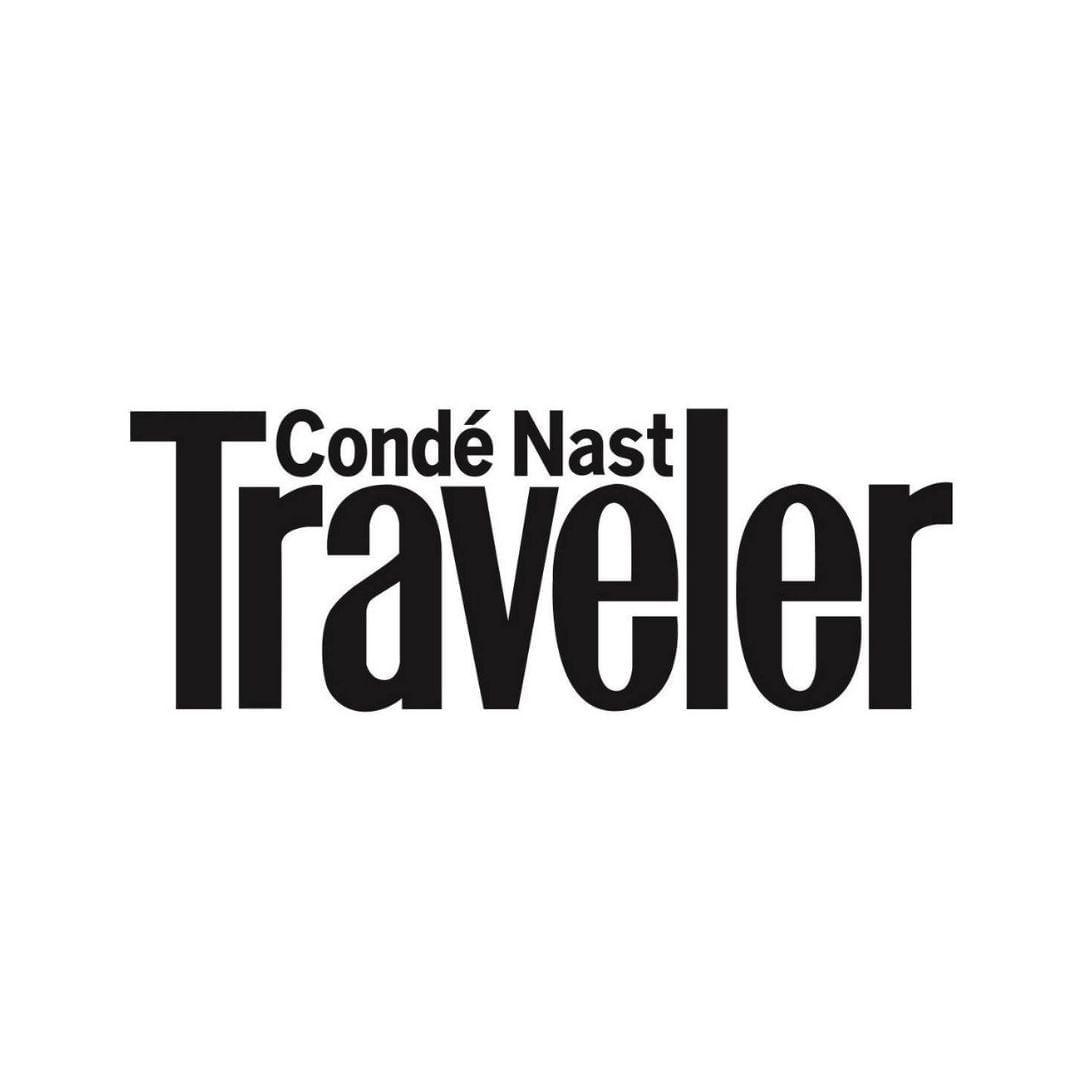 Official logo of Conde Nast Traveler used at Kinship Landing