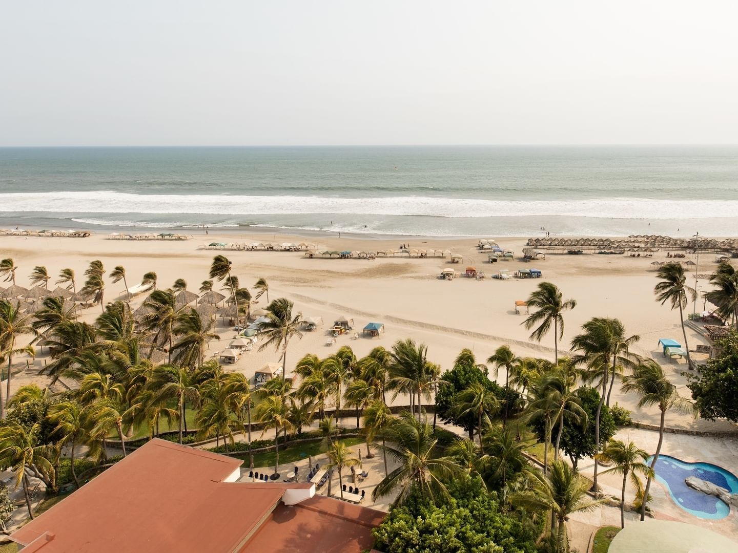 Vista del balcón de la Piramide Vista Golf King en Mundo Imperial