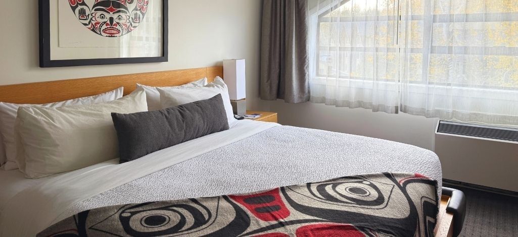 Guest room at Listel Whistler, a Coast Hotel
