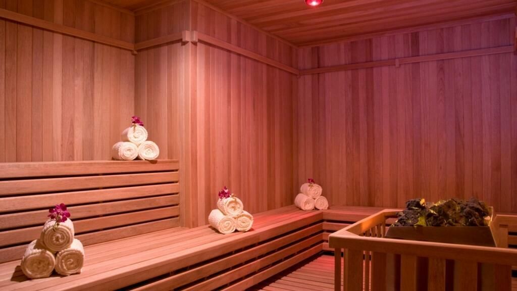 Sauna in Spa at Grand Fiesta Americana Coral Beach Cancún