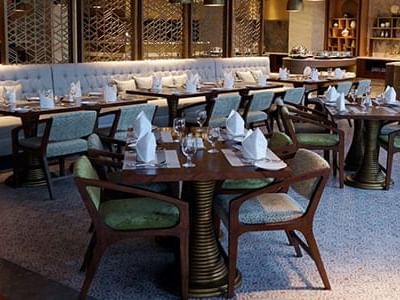 Restaurant layout in 209 dining at Vasa Hotel Surabaya