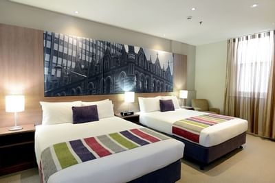 Standard Room with 2 Queen beds at Grosvenor Hotel