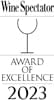 Wine Spectator Award of Excellence for 2023 used in Inn at Willow Grove