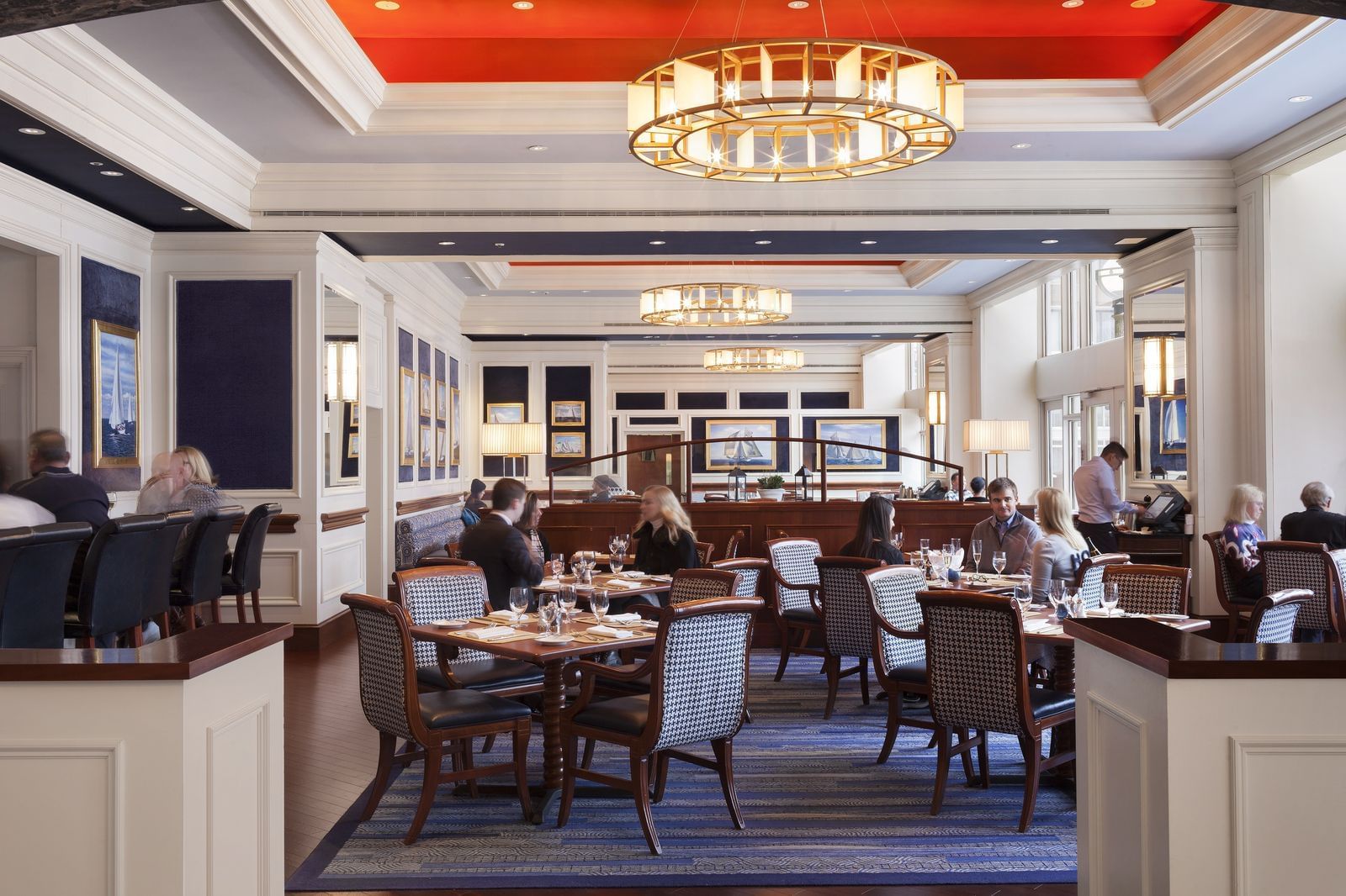 Interior of Rowes Wharf Sea Grille