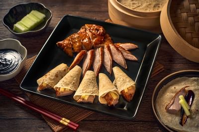 Dishes served in Min Jiang at Goodwood Park Hotel