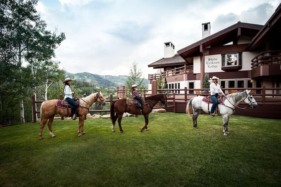 Summer Horseback Riding at Stein Eriksen Lodge