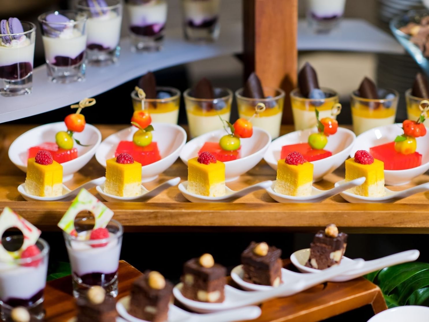 Desserts in International Buffet at City Seasons Hotels