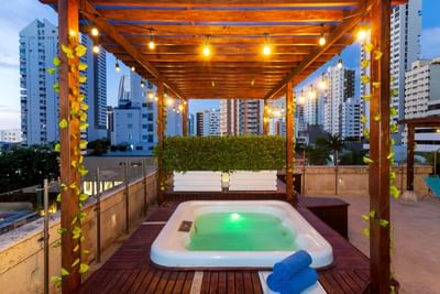 hotel con jacuzzi cartagena