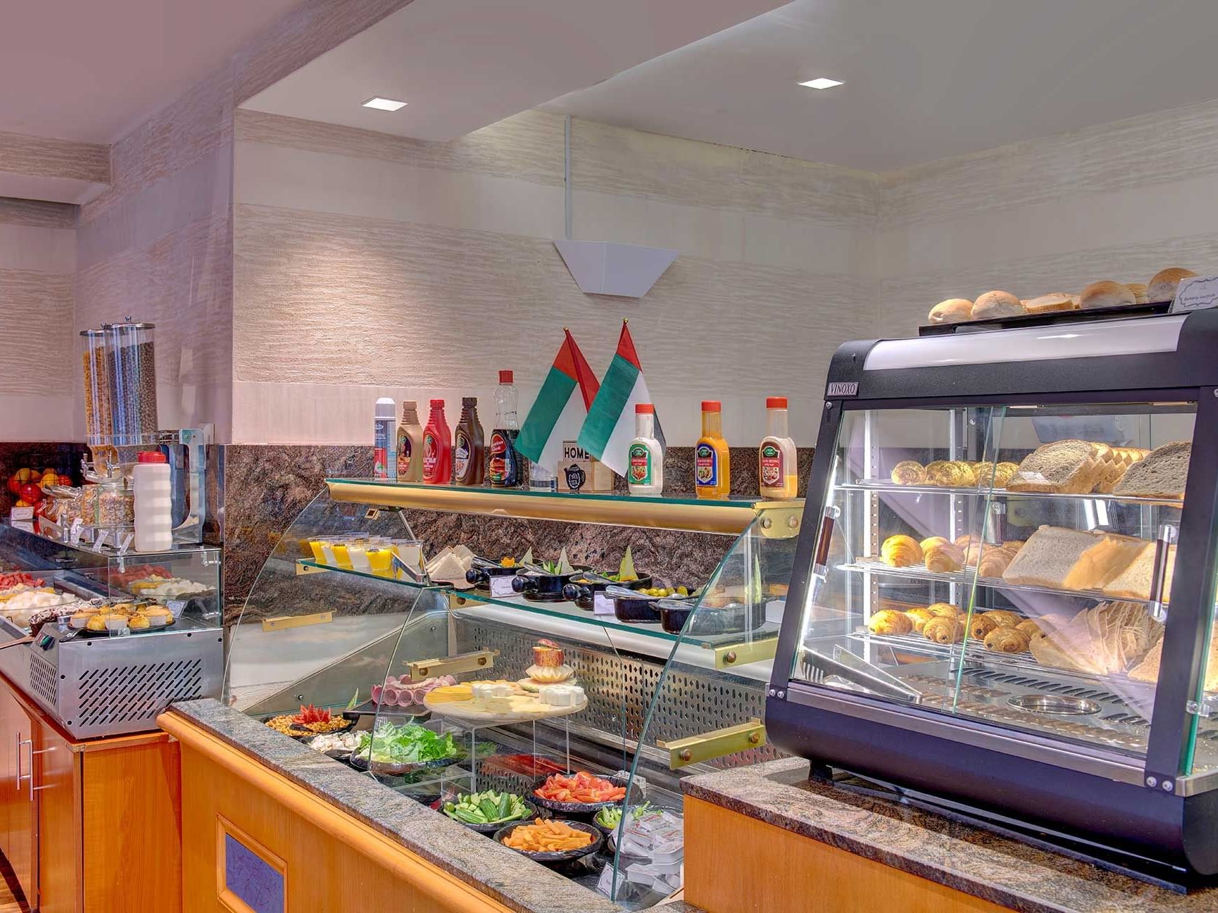 Buffet at Suha JBR Hotel Apartments