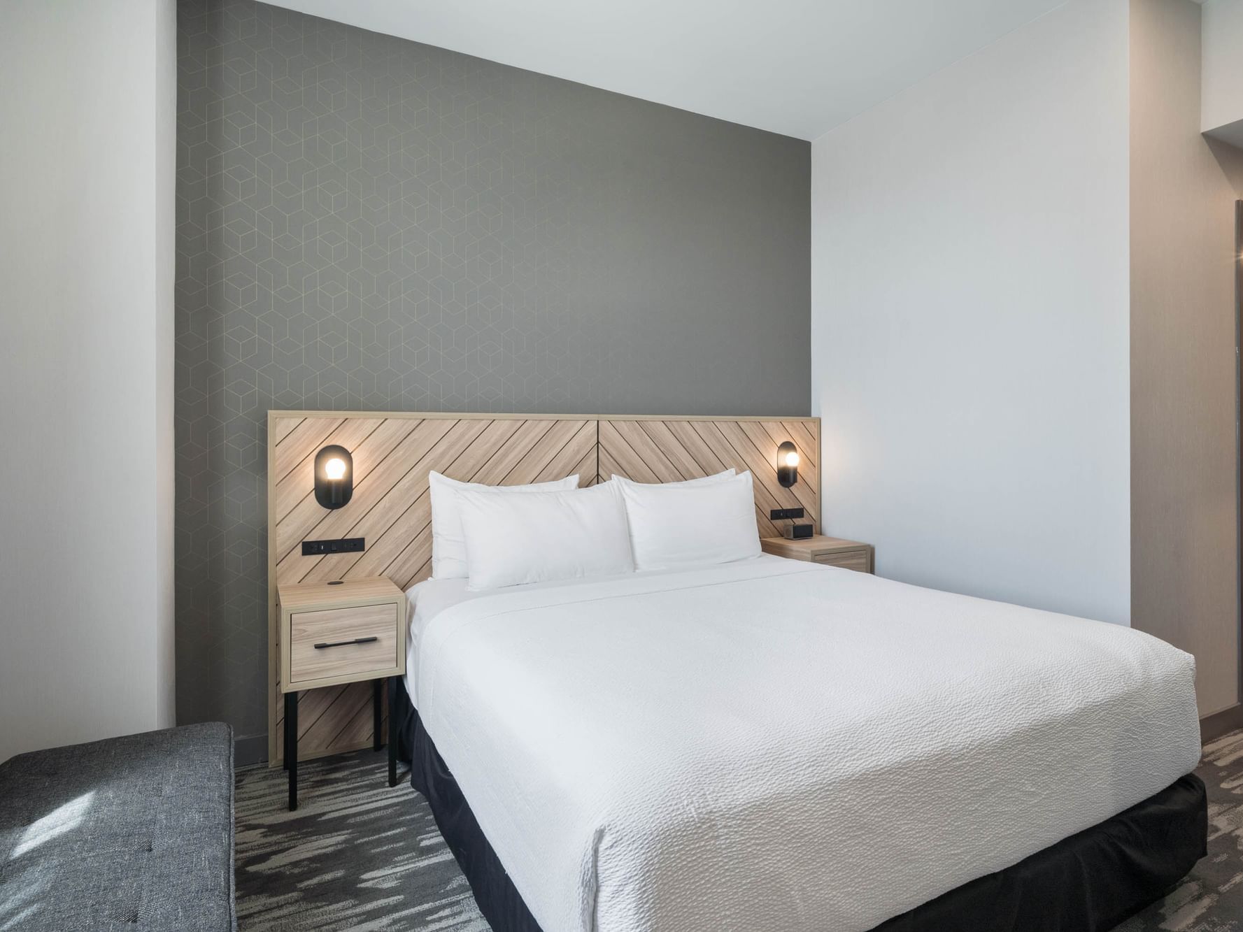 Interior of Signature Queen Room at Sandman Signature Downtown