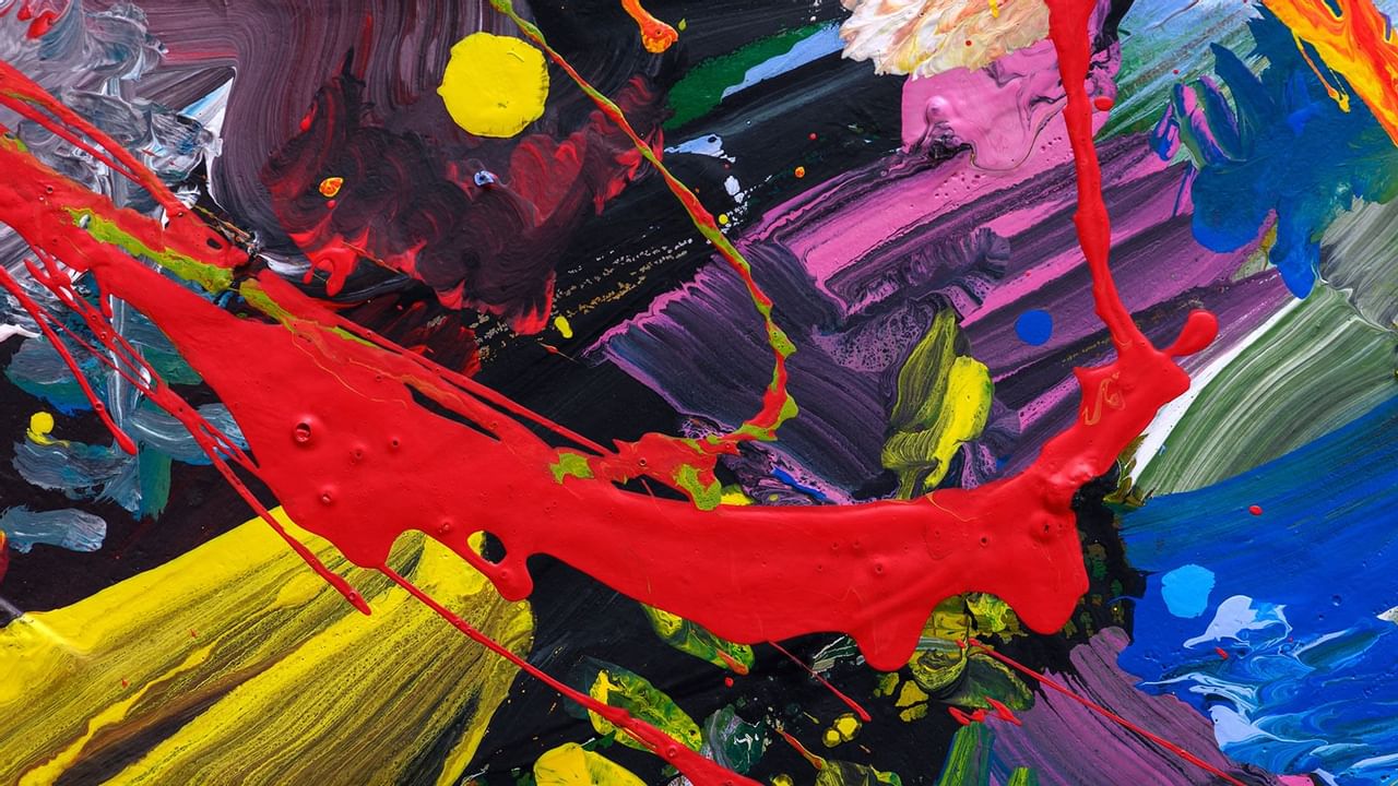 Abstract painting that may or may not be featured in this gallery