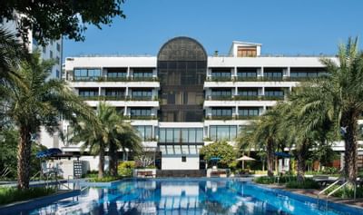 An Exterior view of the White Swan hotel