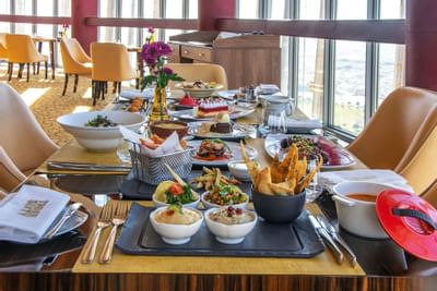 Three Sixty Restaurant at The Torch Doha Hotel in Qatar