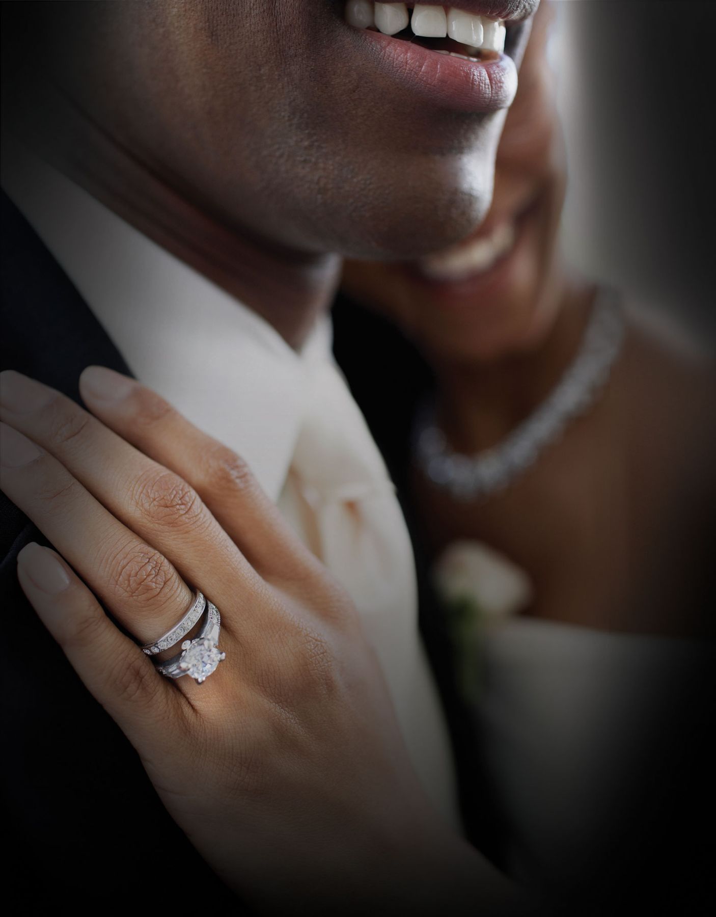 Close-up of a wedded couple at The Godfrey Chicago