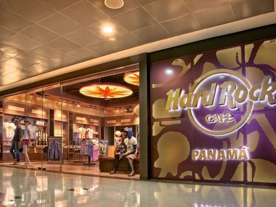 Exterior of Hard Rock Cafe Panama near Megapolis Hotel Panama