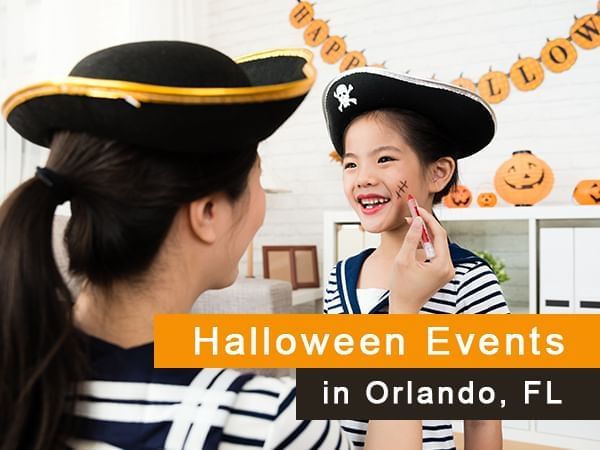 Halloween events in Orlando poster used at Lake Buena Vista Resort Village & Spa