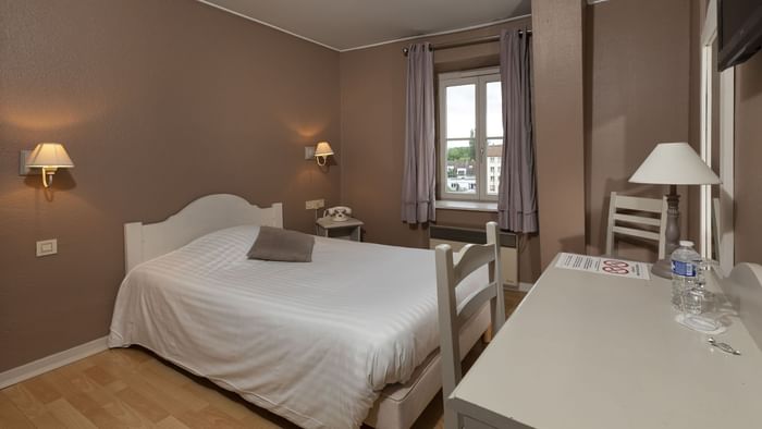 Interior of a Bedroom at Hotel de la Balance