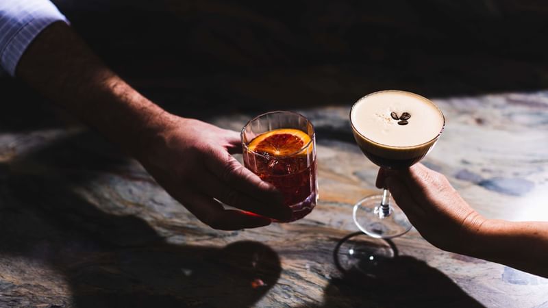 Cocktails at Tempo Bar