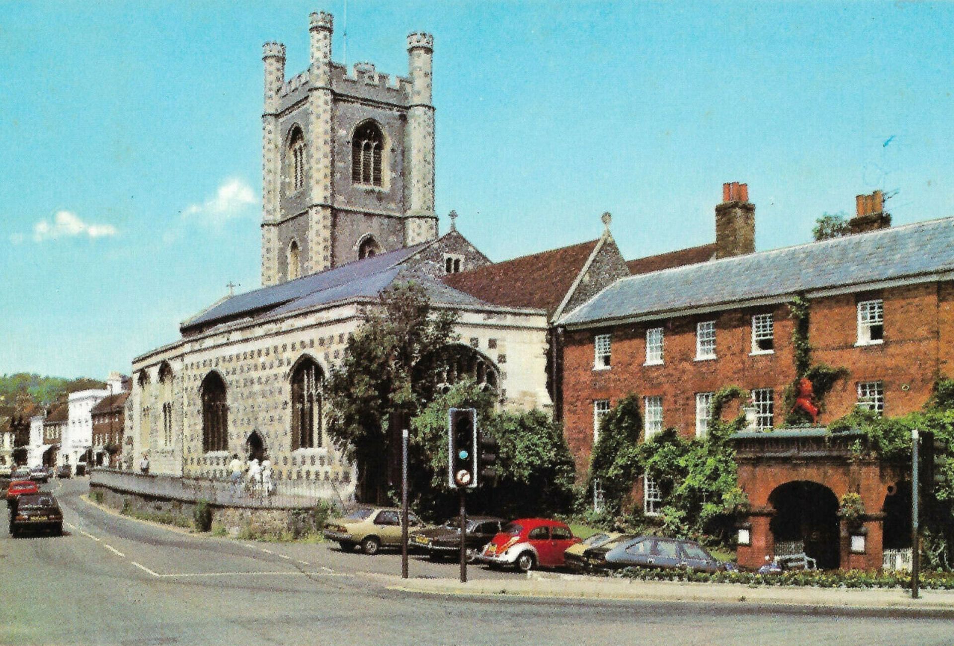 An old picture of the city near The Relais Henley