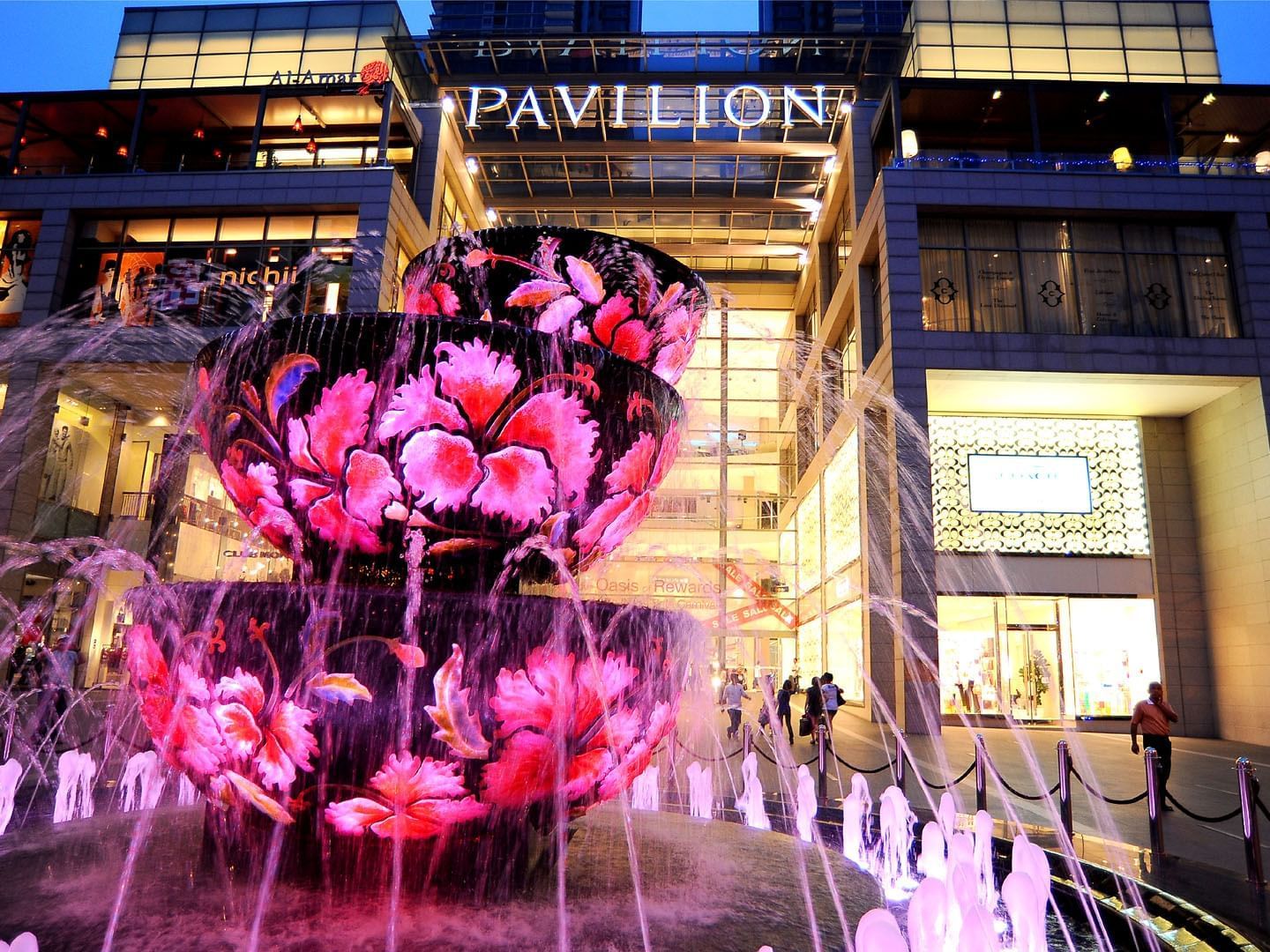 Exterior view of Pavilion Kuala Lumpur near Hotel Maya Kuala Lumpur City Centre