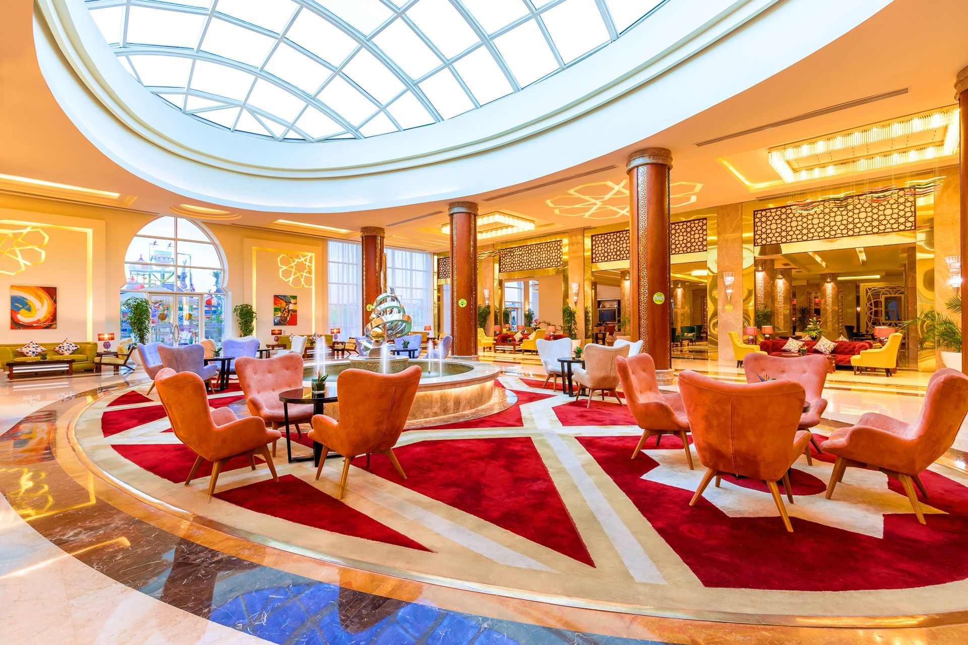 Lobby at Pickalbatros Aqua Park Resort in Sharm El Sheikh
