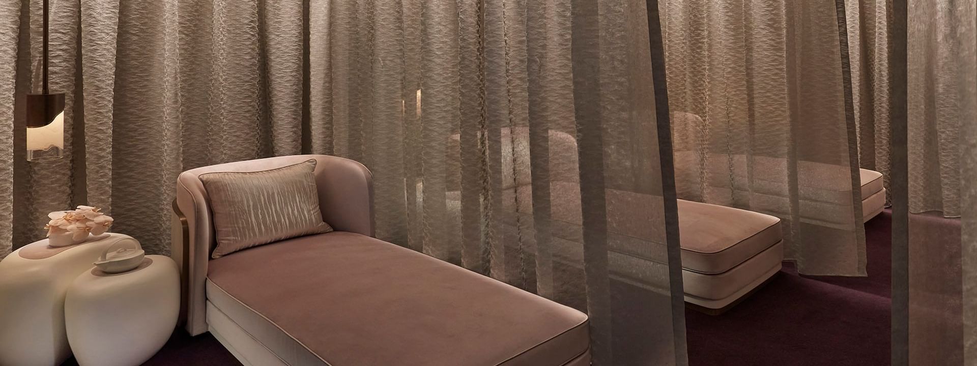 Two Treatment beds Relaxation Room at Crown Hotels Group