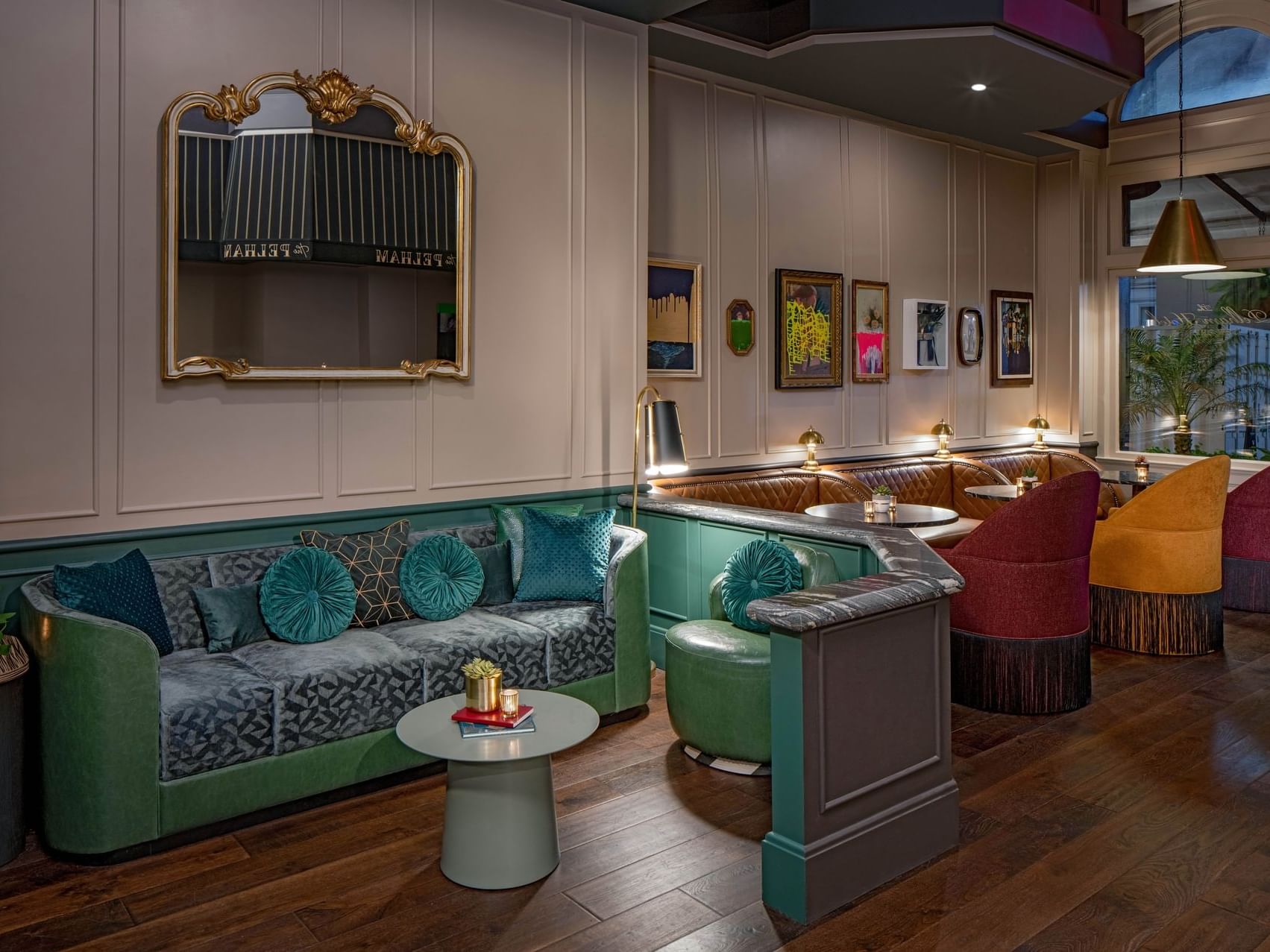 Interior of the lobby at
Pelham Hotel New Orleans