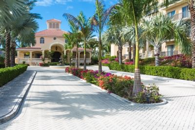 Exterior view of the entrance at The Somerset On Grace Bay