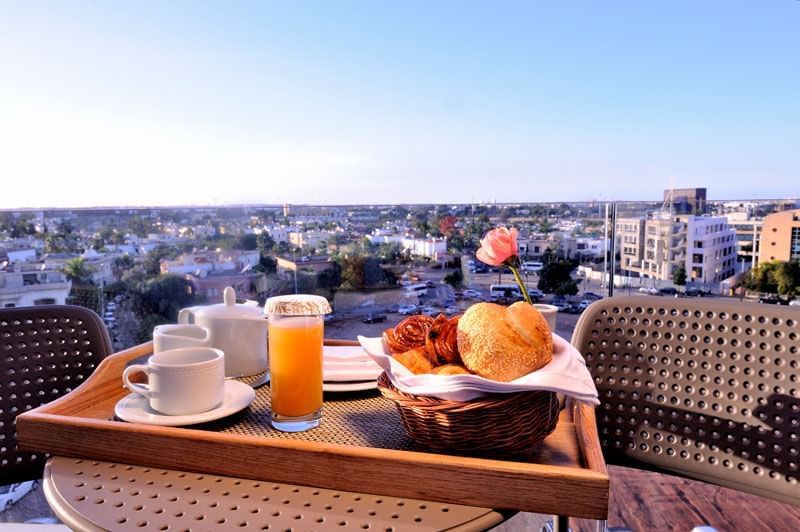 Views from Kenzi Sidi Maarouf Hotel in Casablanca, Morocco