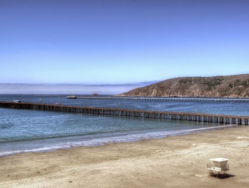 Ocean view from the sun deck at Inn at Avila Beach Hotel