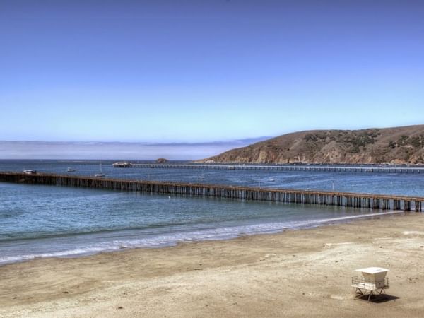 Ocean view from the sun deck at Inn at Avila Beach Hotel