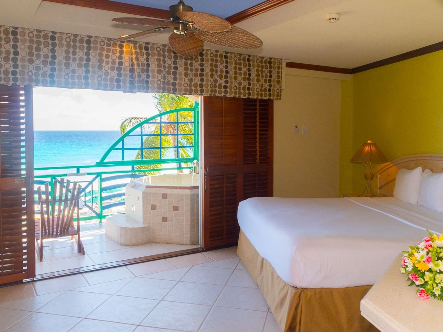 Oceanfront Room with a balcony at Accra Hotels & Resorts