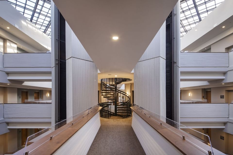 Interior & architectural designed stairs at Defoor Hospitality