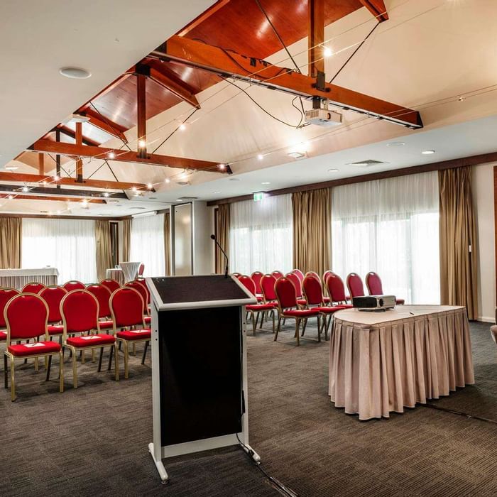 Theater-style setup in a Meeting room at Darwin Airport Hotels
