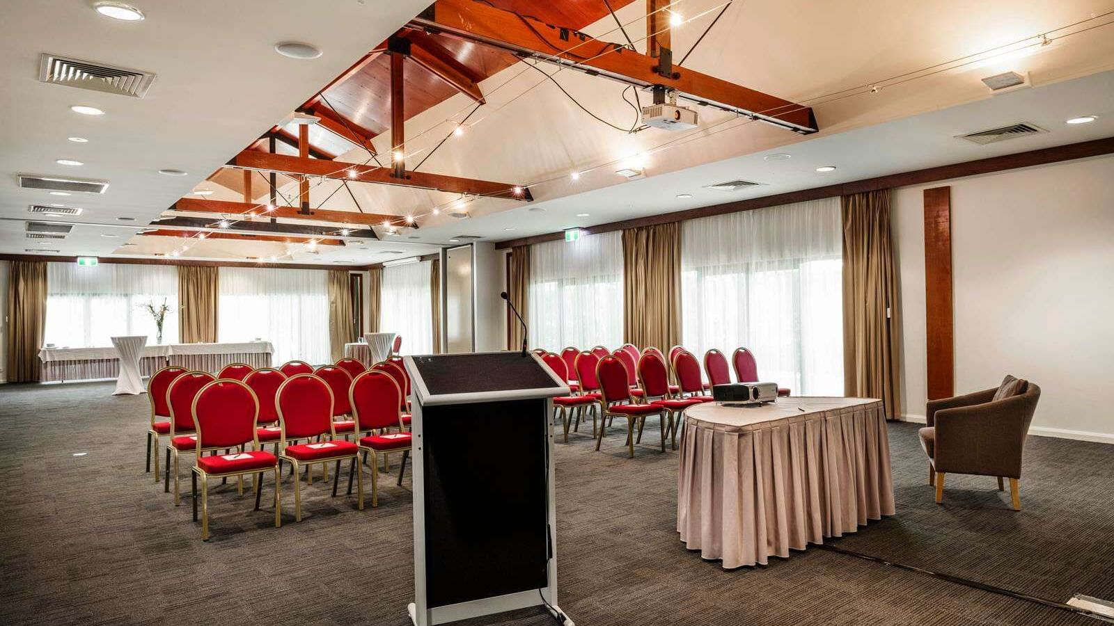 Theater-style setup in a Meeting room at Darwin Airport Hotels