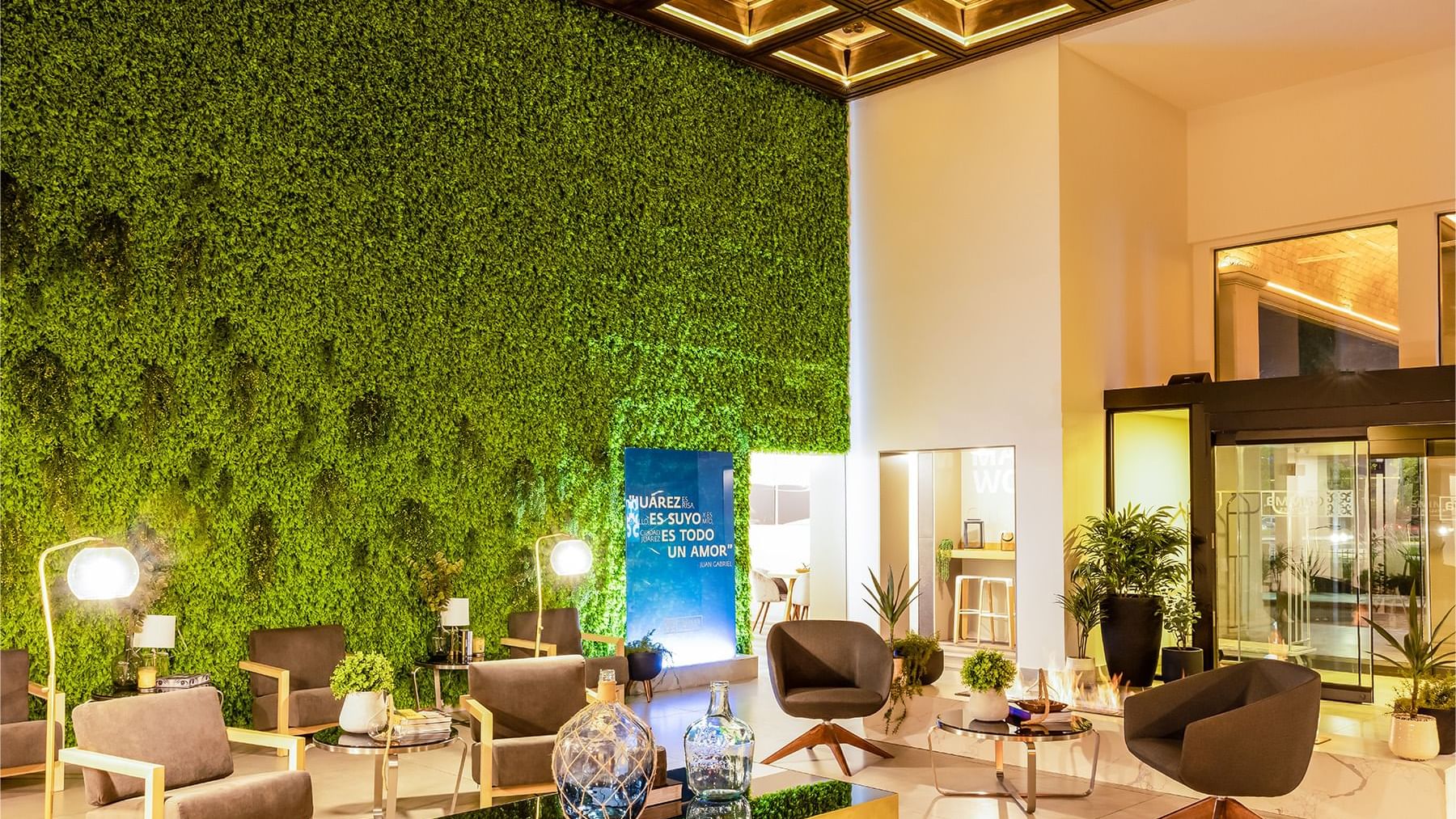 Interior of Lobby lounge area at Gamma Ciudad Juarez