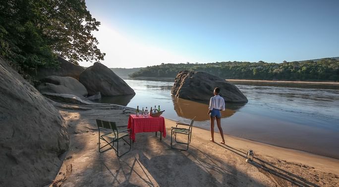 A Bush breakfast experience at Serena Mivumo River Lodge