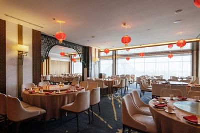 Interior view of Xiang Fu Hai restaurant at Vasa Hotel Surabaya