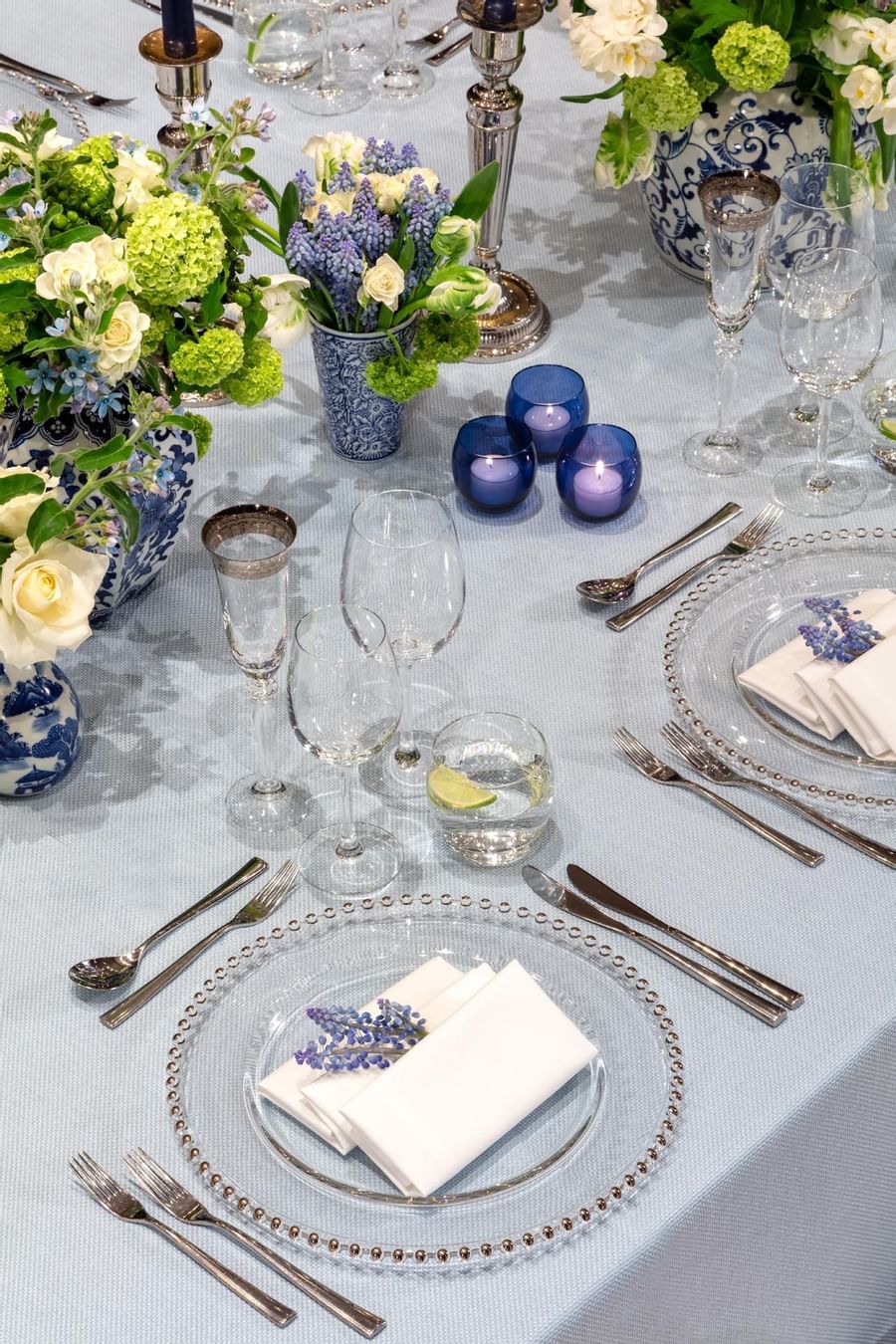 Closeup on table utensils in Danziger at May Fair Hotel London