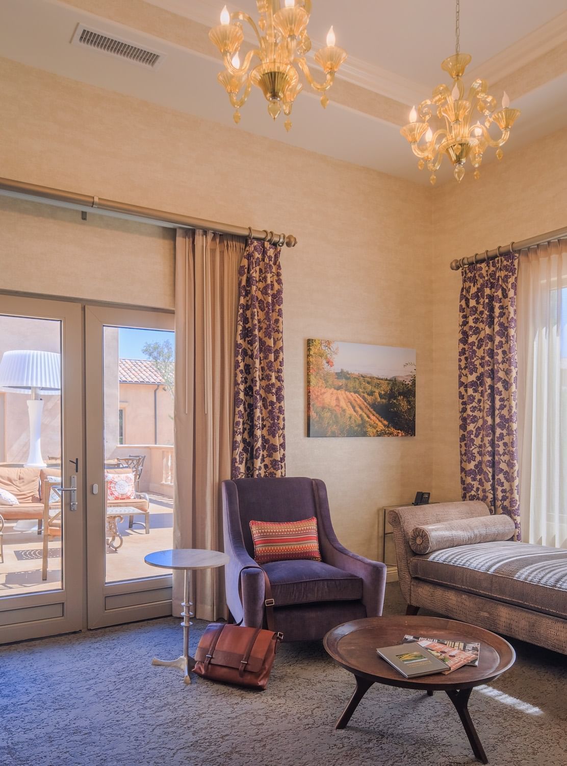 Lorem ipsum Room details showing a lounge sofa and chair