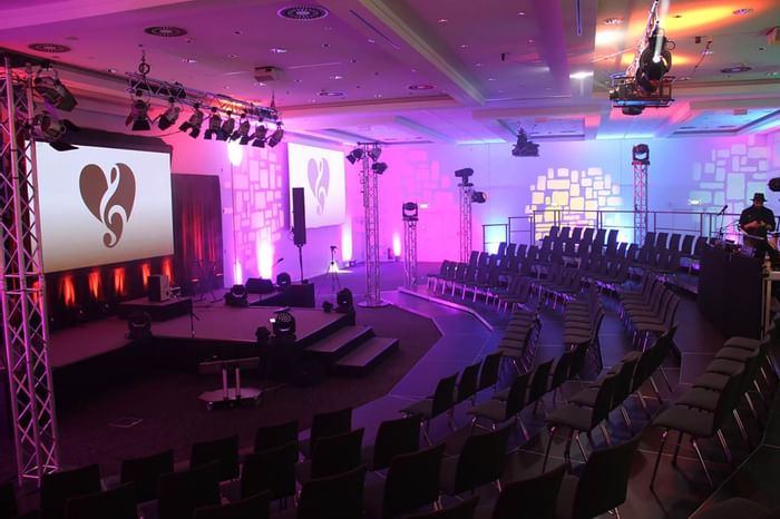 Theater setup in an event room at Hotel Berlin Berlin