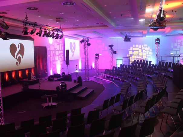 Theater setup in an event room at Hotel Berlin Berlin