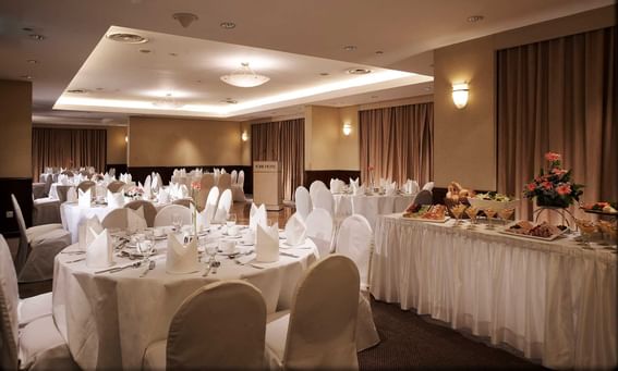 Banquet setup in Top of the York Buffet at York Hotel Singapore